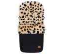 Fillikid Fusak zimní z merino jehněčí kožešiny Bernina snow Leopard black