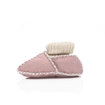 Fillikid Dětské capáčky z jehněčí kožešiny Pink vel. 17/18