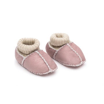 Fillikid Dětské capáčky z jehněčí kožešiny Pink vel. 21/22