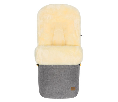 Fillikid Fusak zimní z jehněčí kožešiny Bernina lightgrey melange