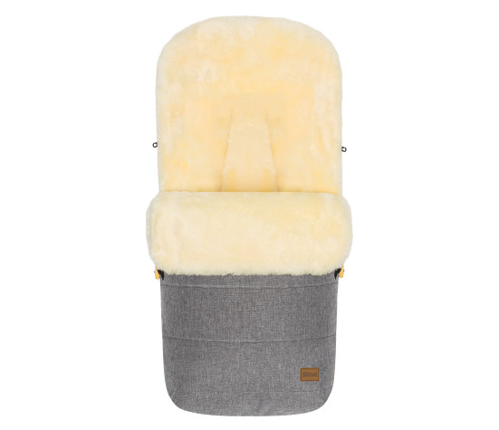 Fillikid Fusak zimní z jehněčí kožešiny Bernina lightgrey melange