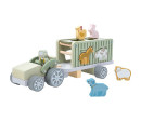 Dřevně nákladní auto Safari s kostkami Baby Mix
