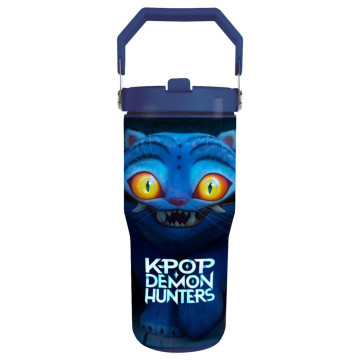Cestovní hrnek s uchem Lovkyně démonů/K-pop Demon Hunters 590ml v sáčku 10x20x10cm
