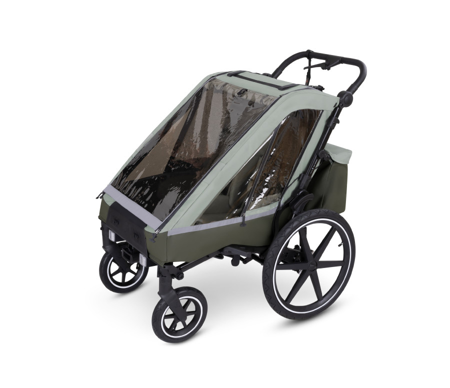 ABC Design Cyklovozík Bicycle Trailer Tour 2 Olive ABC Design Cyklovozík Bicycle Trailer Tour 2 Olive