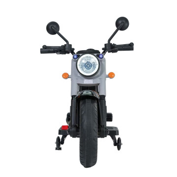Dětská elektrická motorka Baby Mix Rider šedá