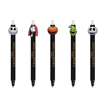 Tužka/pero gumovací Nightmare before Christmas 15cm 5 druhů 30ks v boxu