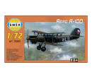 Model Aero A-100 1:72 14,7x11,8 cm v krabici 25x14,5x4,5cm