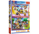Puzzle 2v1 Tlapková patrola/Paw Patrol: Psí den plný zábavy 2x24 dílků 27,5x18cm v krabici 19x29x4cm