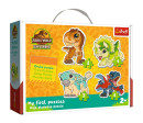 Puzzle Baby Classic Roztomilí dinosauři Jurského světa 15ks v krabici 27x19x6cm
