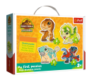 Puzzle Baby Classic Roztomilí dinosauři Jurského světa 15ks v krabici 27x19x6cm
