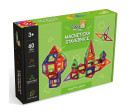 Magnetická stavebnice magneted 60 ks v krabici 33x23cm