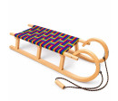Klasické dřevěné sáňky s provázkem 120 cm BAYO