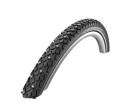 Náhradní pneumatika ke kočárkům TFK 16" kola - Schwalbe plášť Road Cruiser 16x1.75 KevlarGuard černá+reflexní pruh