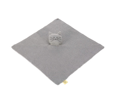 Knitted Baby Comforter 2023 Little Chums cat