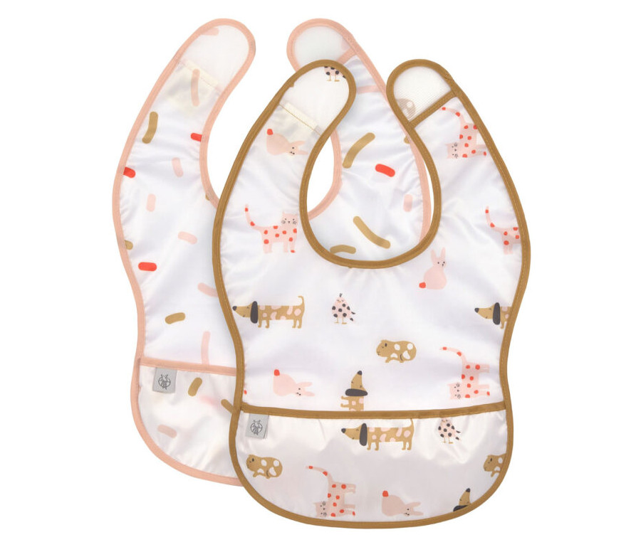 Lightweight Bib Little Mateys spicy orange