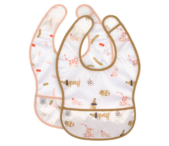 Lightweight Bib Little Mateys spicy orange