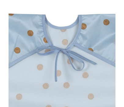 Long sleeve Bibs Happy Rascals Smile sky blue