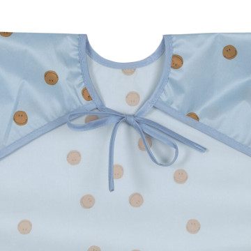 Long sleeve Bibs Happy Rascals Smile sky blue