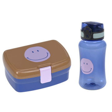 Lunch Set Little Gang Smile caramel/blue