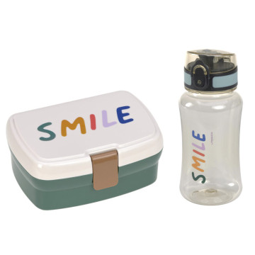 Lunch Set Little Gang Smile milky/ocean green