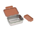 Lunchbox Stainless Steel Happy Prints caramel