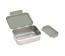 Lunchbox Stainless Steel Happy Prints light olive