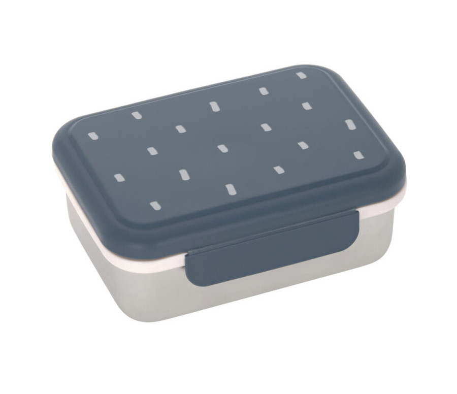 Lunchbox Stainless Steel Happy Prints midnight blue