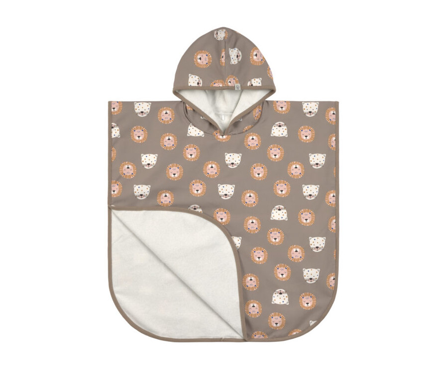 Beach Poncho wild cats choco