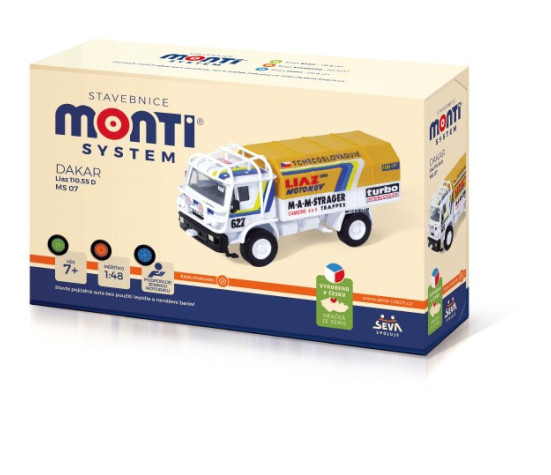 Stavebnice Monti System MS 07 Dakar Liaz 1:48 v krabici 22x15x6cm