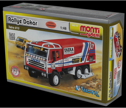 Stavebnice Monti System MS 10 Rallye Dakar Tatra 815 1:48 v krabici 22x15x6cm