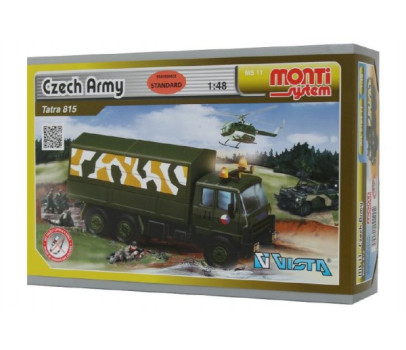 Stavebnice Monti System MS 11 Czech Army Tatra 815 1:48 v krabici 22x15x6cm