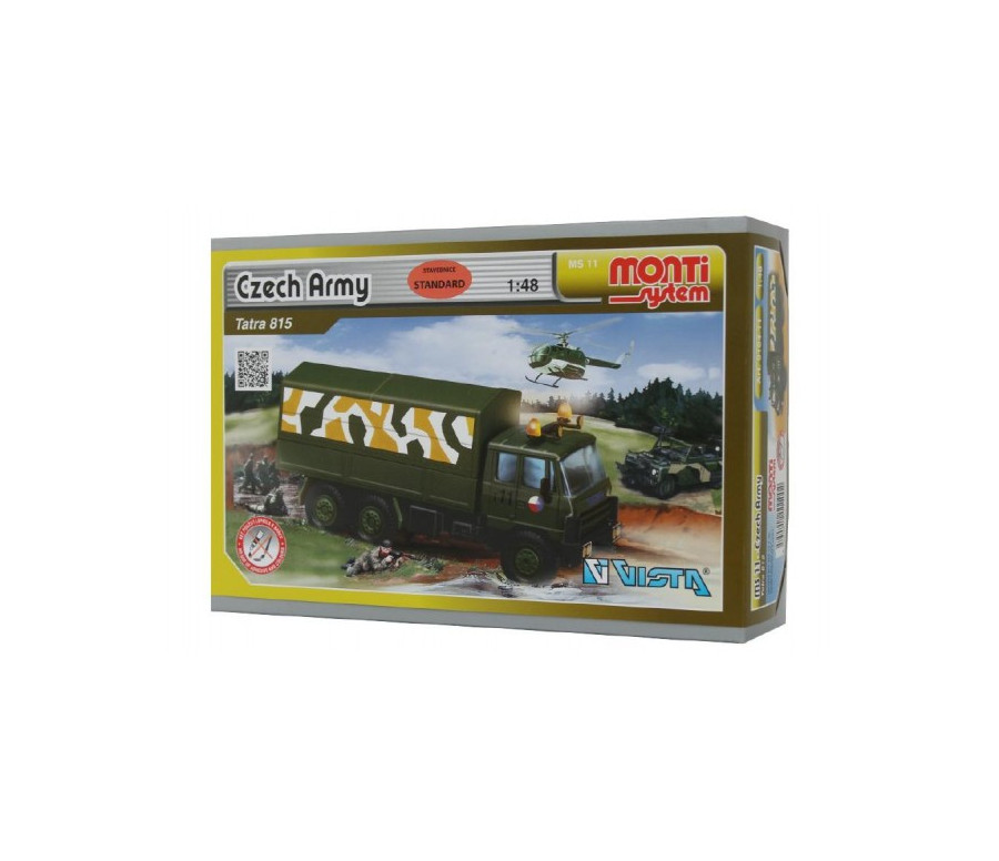 Stavebnice Monti System MS 11 Czech Army Tatra 815 1:48 v krabici 22x15x6cm