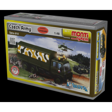 Stavebnice Monti System MS 11 Czech Army Tatra 815 1:48 v krabici 22x15x6cm