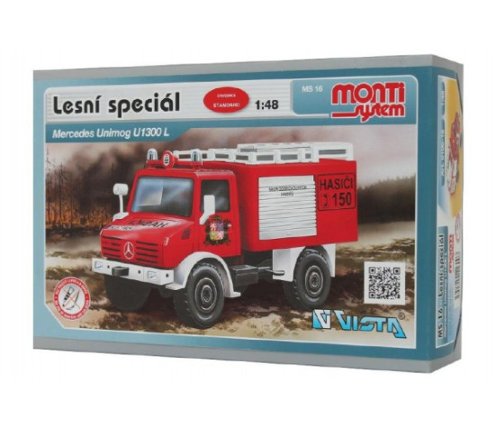 Stavebnice Monti System MS 16 Lesní speciál 1:48 v krabici 22x15x6cm