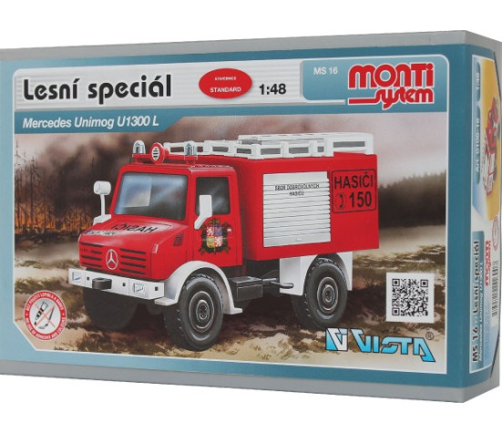 Stavebnice Monti System MS 16 Lesní speciál 1:48 v krabici 22x15x6cm