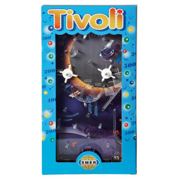 Pinball Tivoli společenská hra hlavolam 17x31,5x2cm v krabici