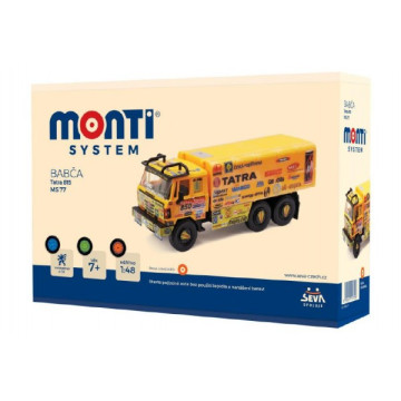 Stavebnice Monti System MS 77 Babča Tatra 815 1:48 v krabici 22x15x6cm