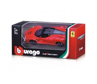 Auto Bburago 1:64 Ferrari Race & Play kov/plast mix druhů v krabičce 11x5x4,5cm 24ks v boxu