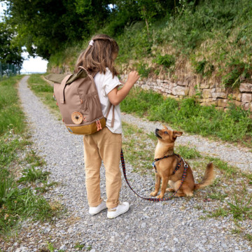 Mini Rolltop Backpack Nature hazelnut