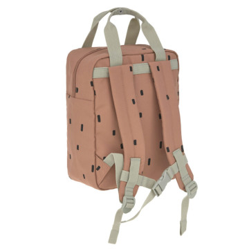 Mini Square Backpack Happy Prints caramel