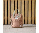 Mini Square Backpack Happy Prints caramel