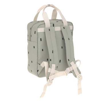 Mini Square Backpack Happy Prints light olive