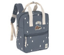 Mini Square Backpack Happy Prints midnight blue