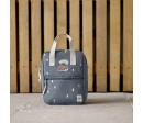 Mini Square Backpack Happy Prints midnight blue