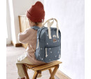 Mini Square Backpack Happy Prints midnight blue