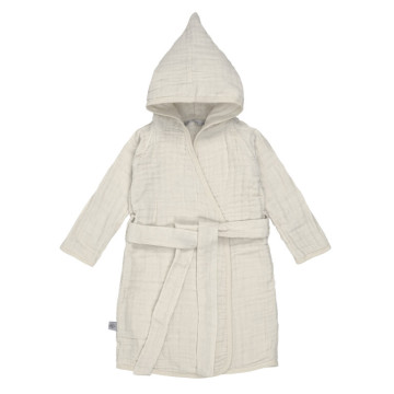 Muslin Bathrobe 2022 milky 24-36m.