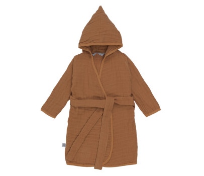 Muslin Bathrobe 2022 rust 24-36m.