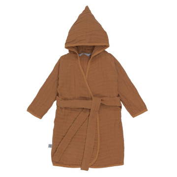 Muslin Bathrobe 2022 rust 24-36m.