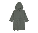 Muslin Bathrobe petrol green 24-36m.