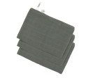 Muslin Wash Glove Set 3 pcs petrol green